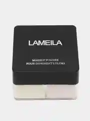 Белый пудра рассыпчатая, четырехцветная, корректирующая тон лица - Lameila