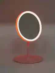 Розовый зеркало для макияжа с подсветкой LED
