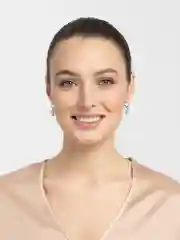 Бирюзовый серьги бабочки цветные