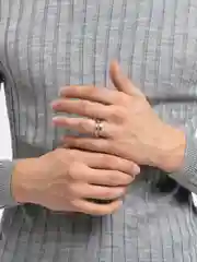 Золотой кольцо-цепь вращающееся, широкое, из титановой стали, 6 размеров