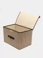 Бежевый короб для хранения