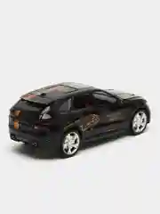 Черный металлическая инерционная машинка JAGUAR F-PACE TROPHY, зеленый, масштаб 1:24, 20 см