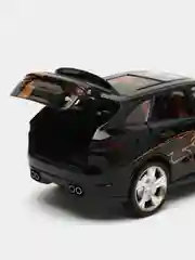 Черный металлическая инерционная машинка JAGUAR F-PACE TROPHY, зеленый, масштаб 1:24, 20 см