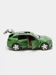 Зеленый металлическая инерционная машинка JAGUAR F-PACE TROPHY, зеленый, масштаб 1:24, 20 см