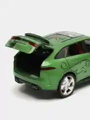 Зеленый металлическая инерционная машинка JAGUAR F-PACE TROPHY, зеленый, масштаб 1:24, 20 см