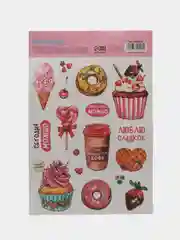 Красный наклейки на новый год /Наклейки на подарки /Наклейки для ежедневника, 14*21 см /Новогодние