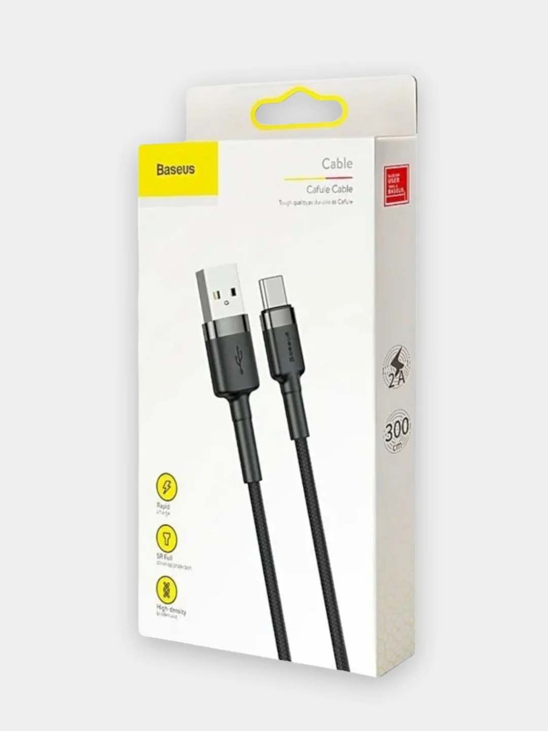 Кабель Baseus Type-C, Micro USB, Афон, 3 метра Apple/Самсунг/Хонор/Xiaomi/Андроид/Redmi