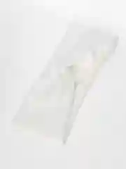 Белый повязка на голову / Теплая повязка на голову / Чалма / Повязка вязаная