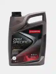 Автомобильное синтетическое моторное масло Champion Oem Specific 5w-30 SP, Extra, 4 л