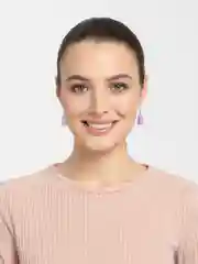 Фиолетовый серьги "Мармеладные мишки"