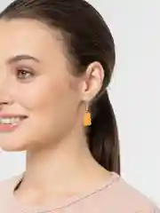 Оранжевый серьги "Мармеладные мишки"