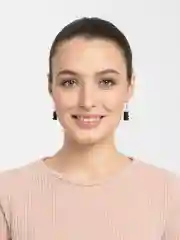 Черный серьги "Мармеладные мишки"