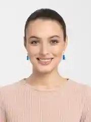 Синий серьги "Мармеладные мишки"