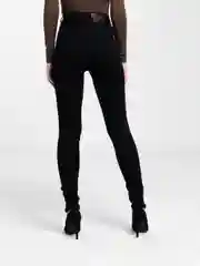 Джинсы женские скинни skinny, с высокой посадкой, чёрные