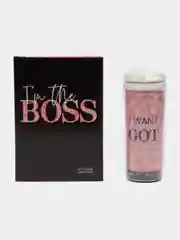 Женский подарочный набор с термостаканом "Im the boss"