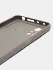 Серый чехол для Xiaomi Poco X4 Pro 5G силиконовый, матовый