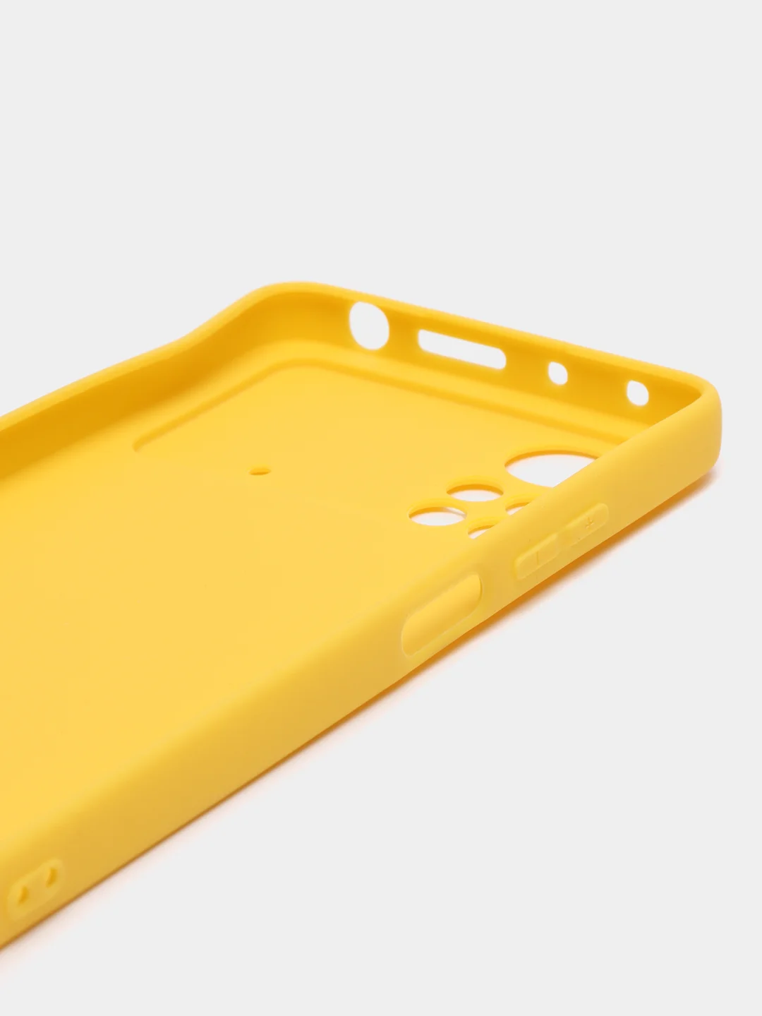 Желтый чехол для Xiaomi Poco X4 Pro 5G силиконовый, матовый