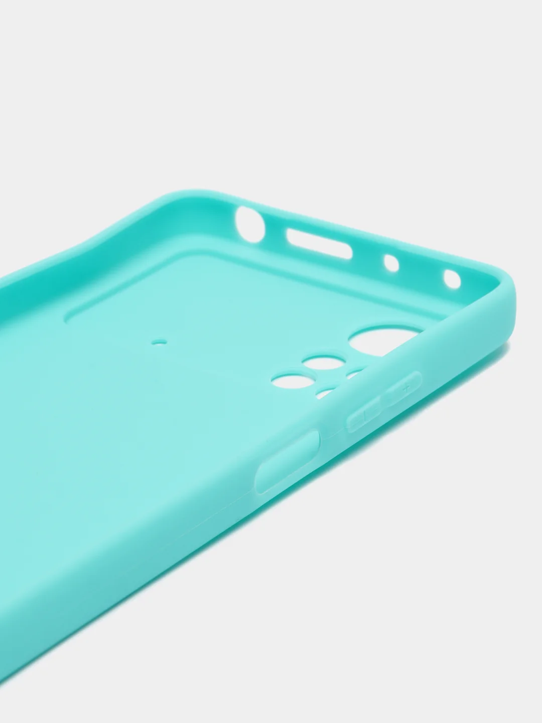 Бирюзовый чехол для Xiaomi Poco X4 Pro 5G силиконовый, матовый