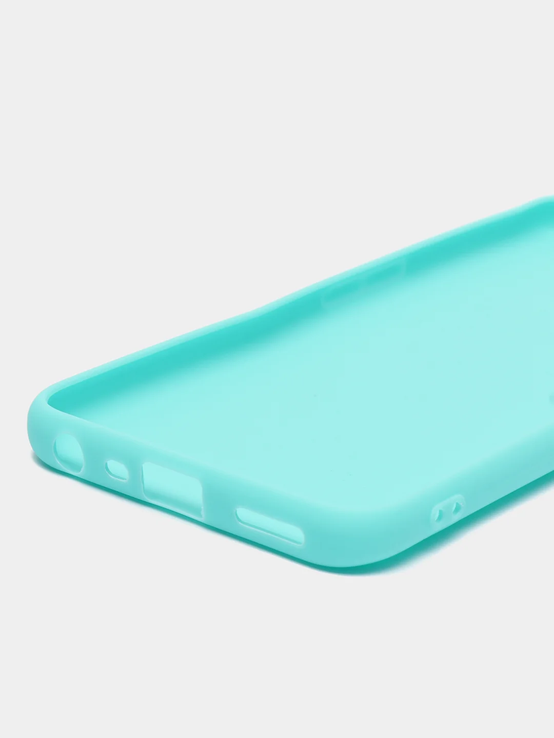 Бирюзовый чехол на Realme 8i силиконовый, матовый