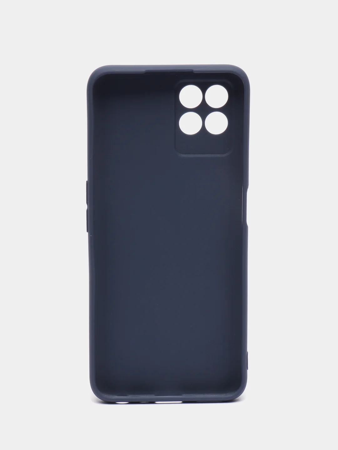 Синий чехол на Realme 8i силиконовый, матовый