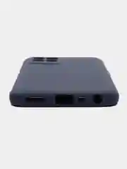 Синий чехол на Realme 8i силиконовый, матовый