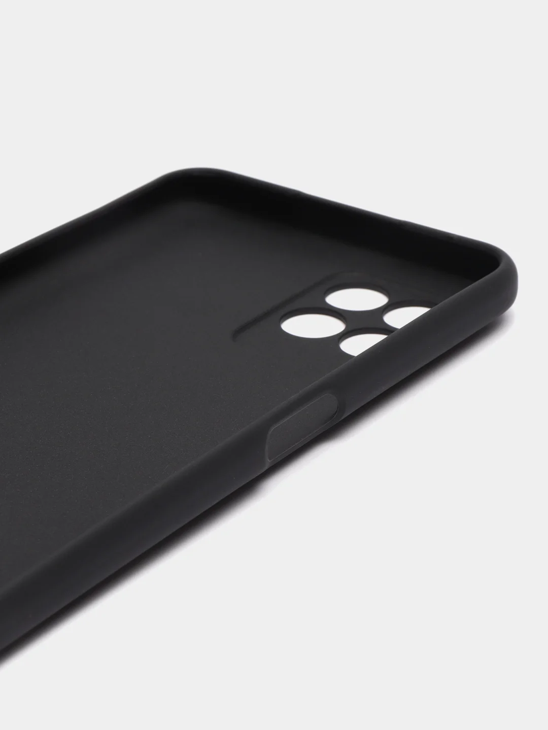 Черный чехол на Realme 8i силиконовый, матовый