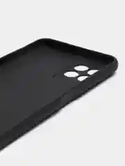 Черный чехол на Realme 8i силиконовый, матовый