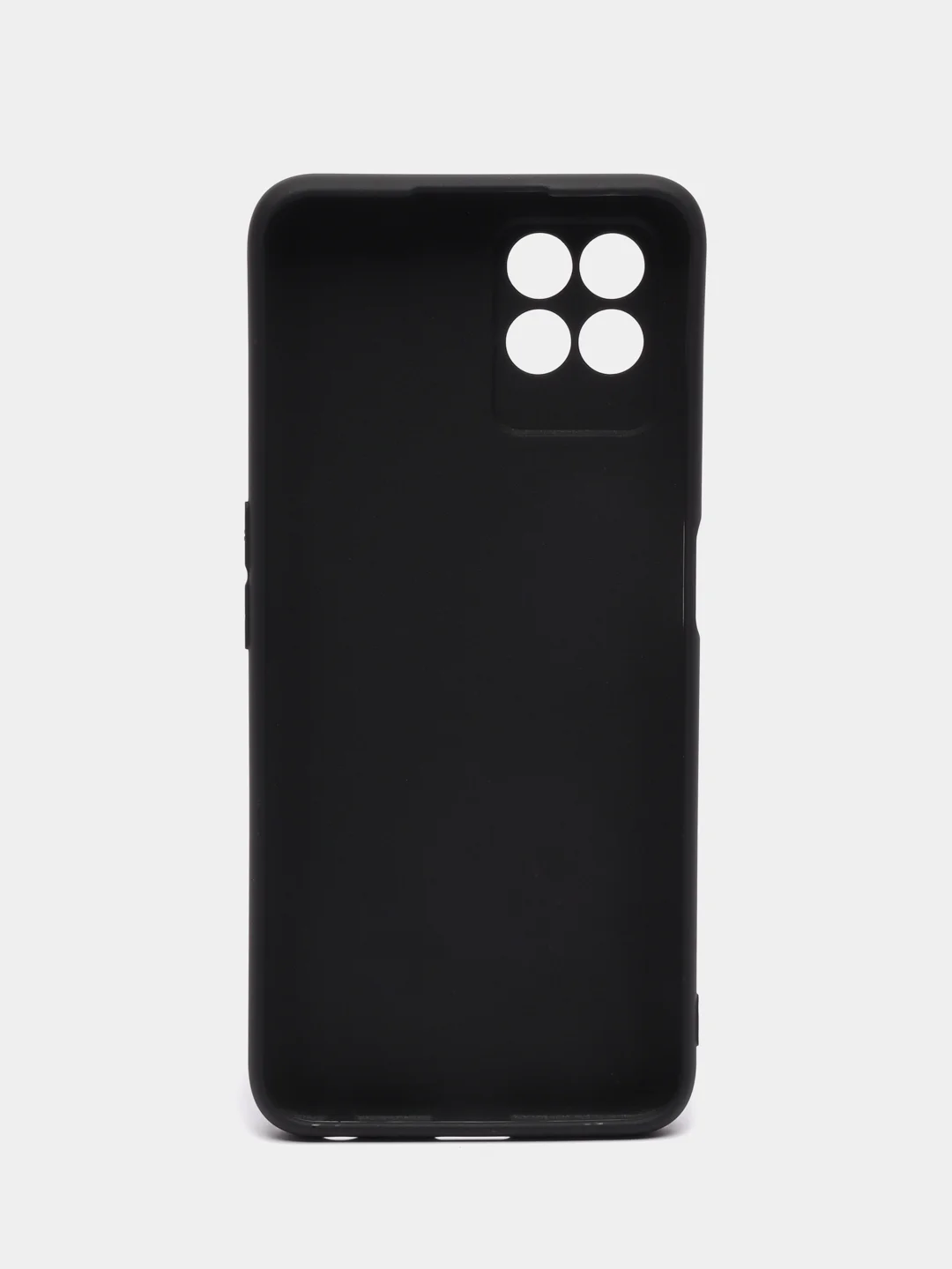 Черный чехол на Realme 8i силиконовый, матовый