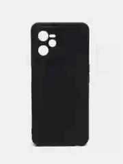 Черный чехол силиконовый на Realme C35, матовый