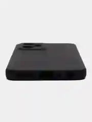 Черный чехол силиконовый на Realme C35, матовый