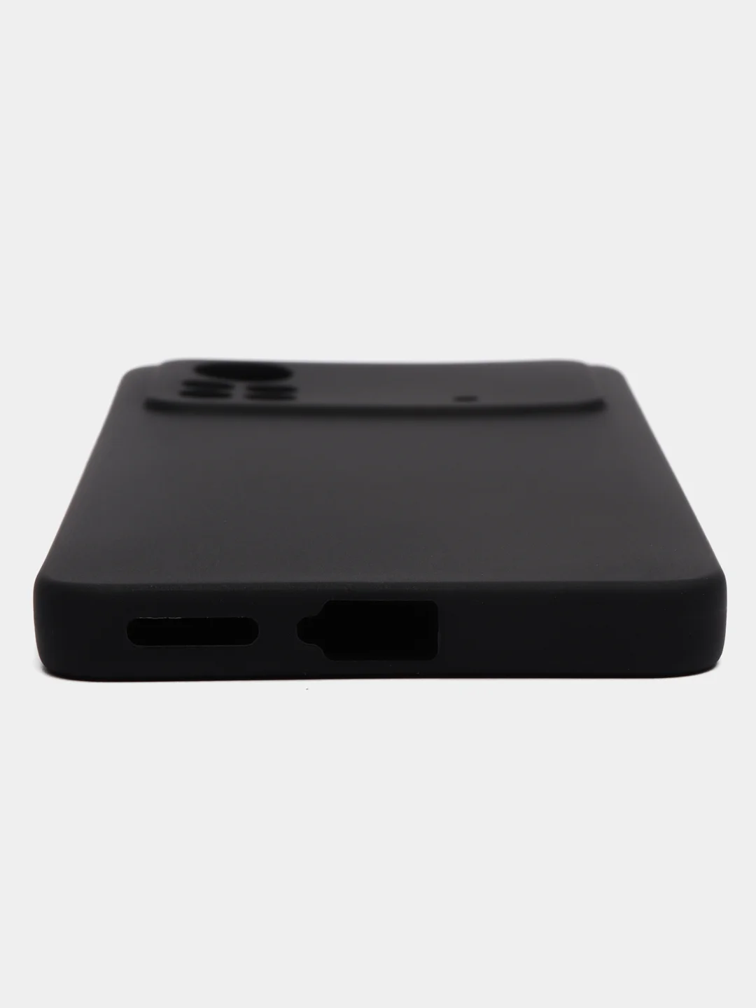 Черный чехол для Xiaomi Poco X4 Pro 5G силиконовый, матовый