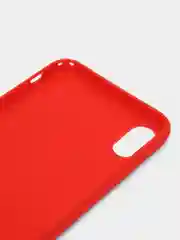 Красный чехол для Apple iPhone XS Max силиконовый, 14 цветов