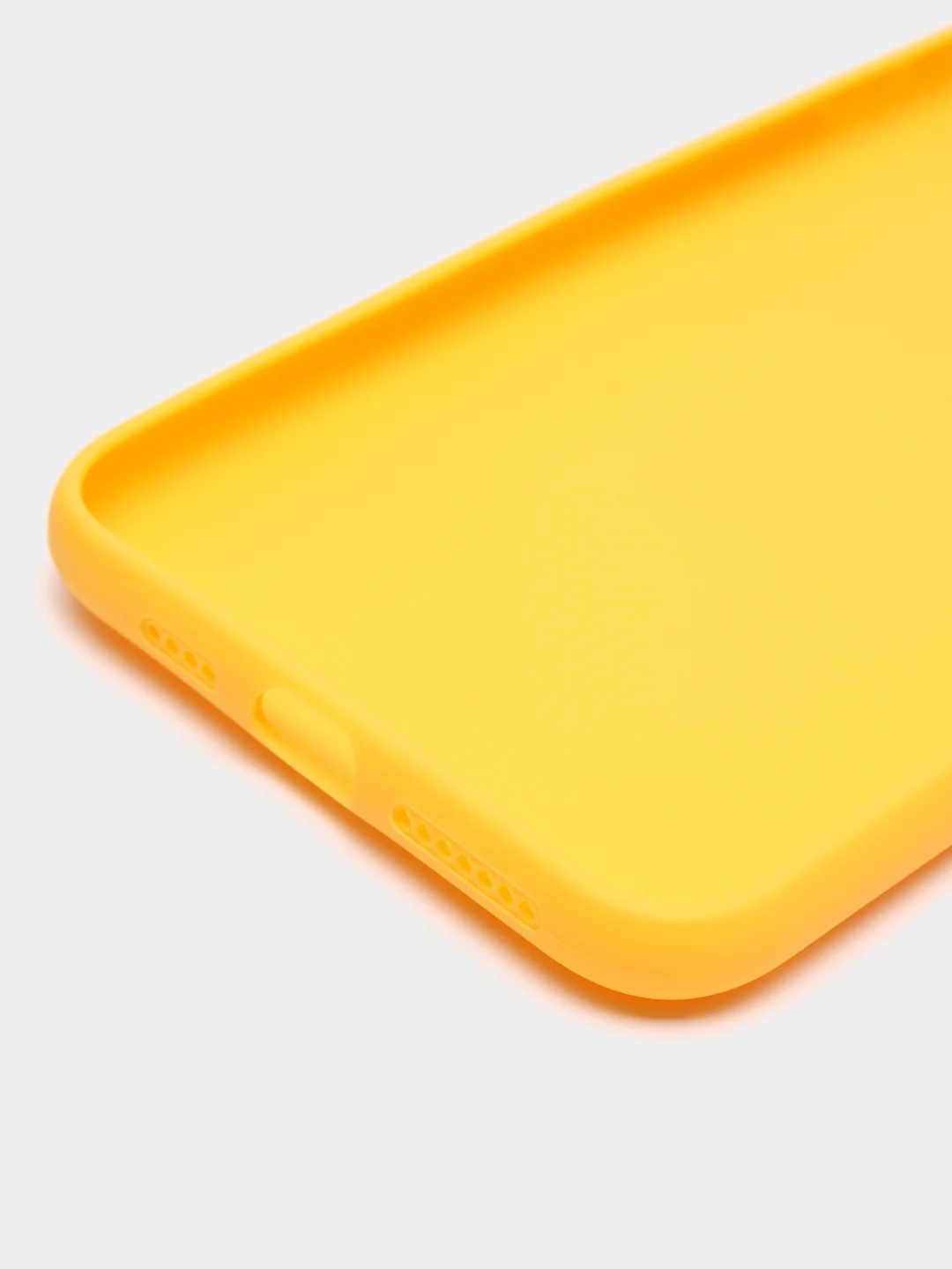 Желтый чехол для Apple iPhone XS Max силиконовый, 14 цветов