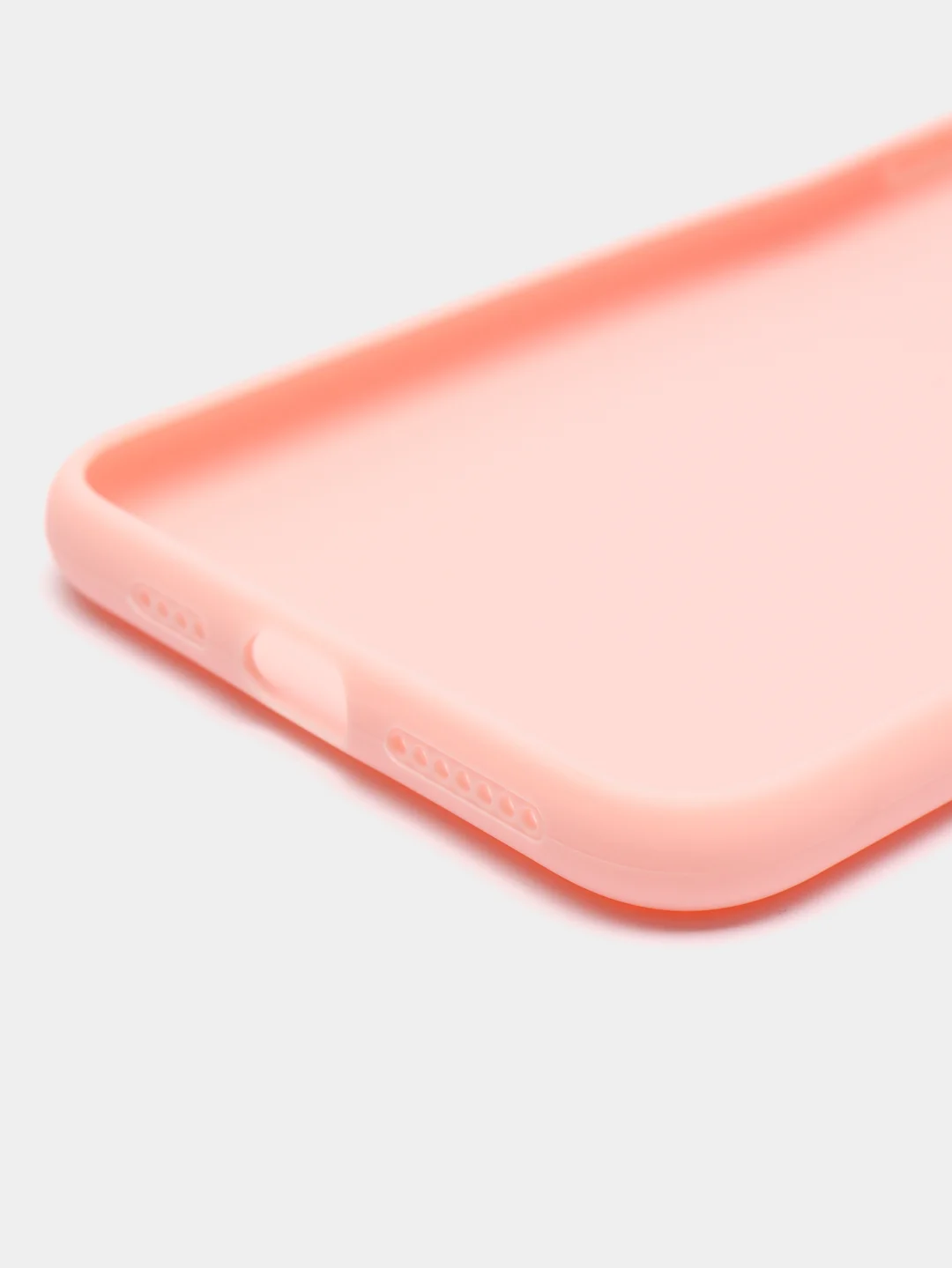 Розовый чехол для Apple iPhone XS Max силиконовый, 14 цветов