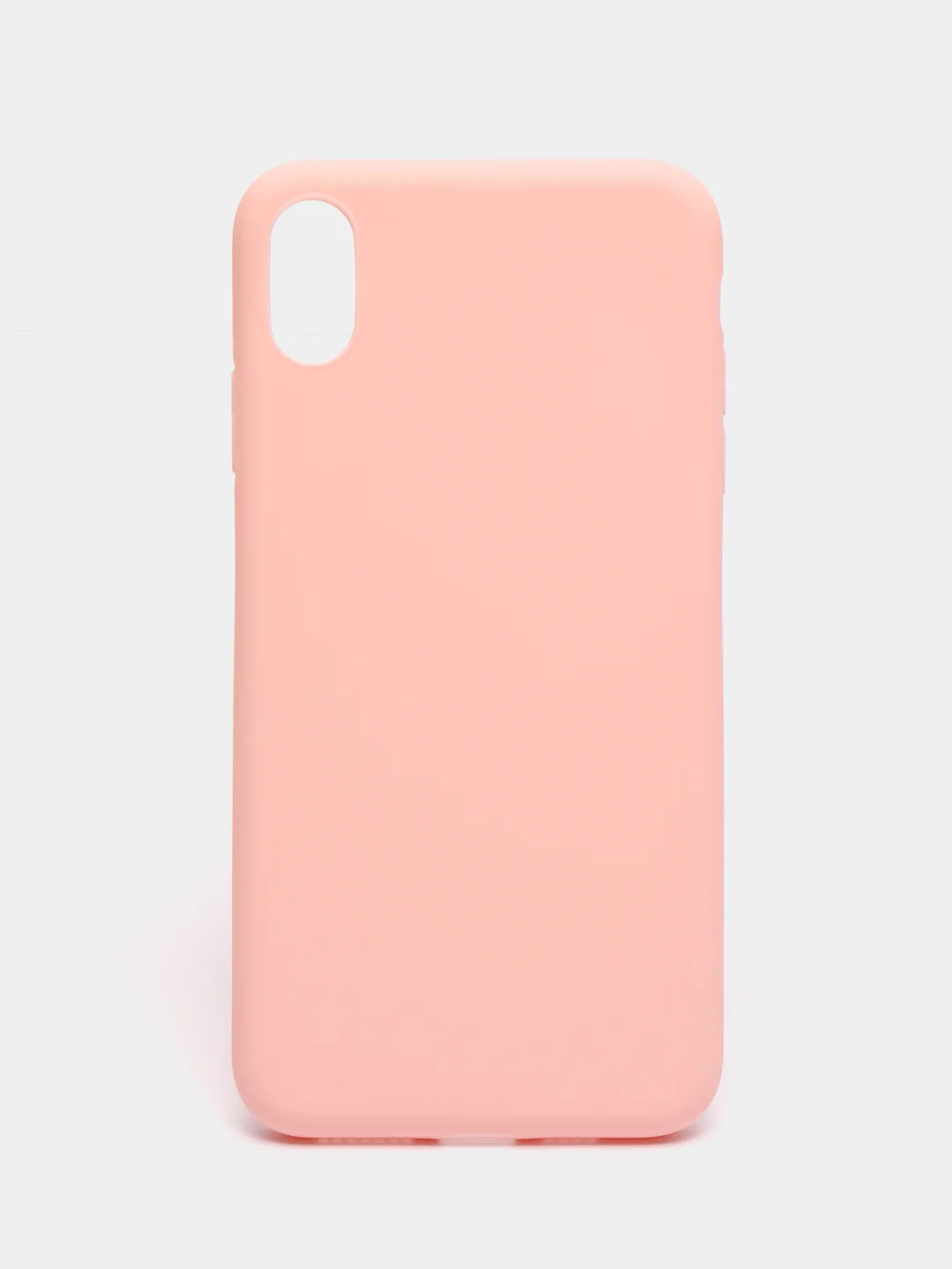 Розовый чехол для Apple iPhone XS Max силиконовый, 14 цветов