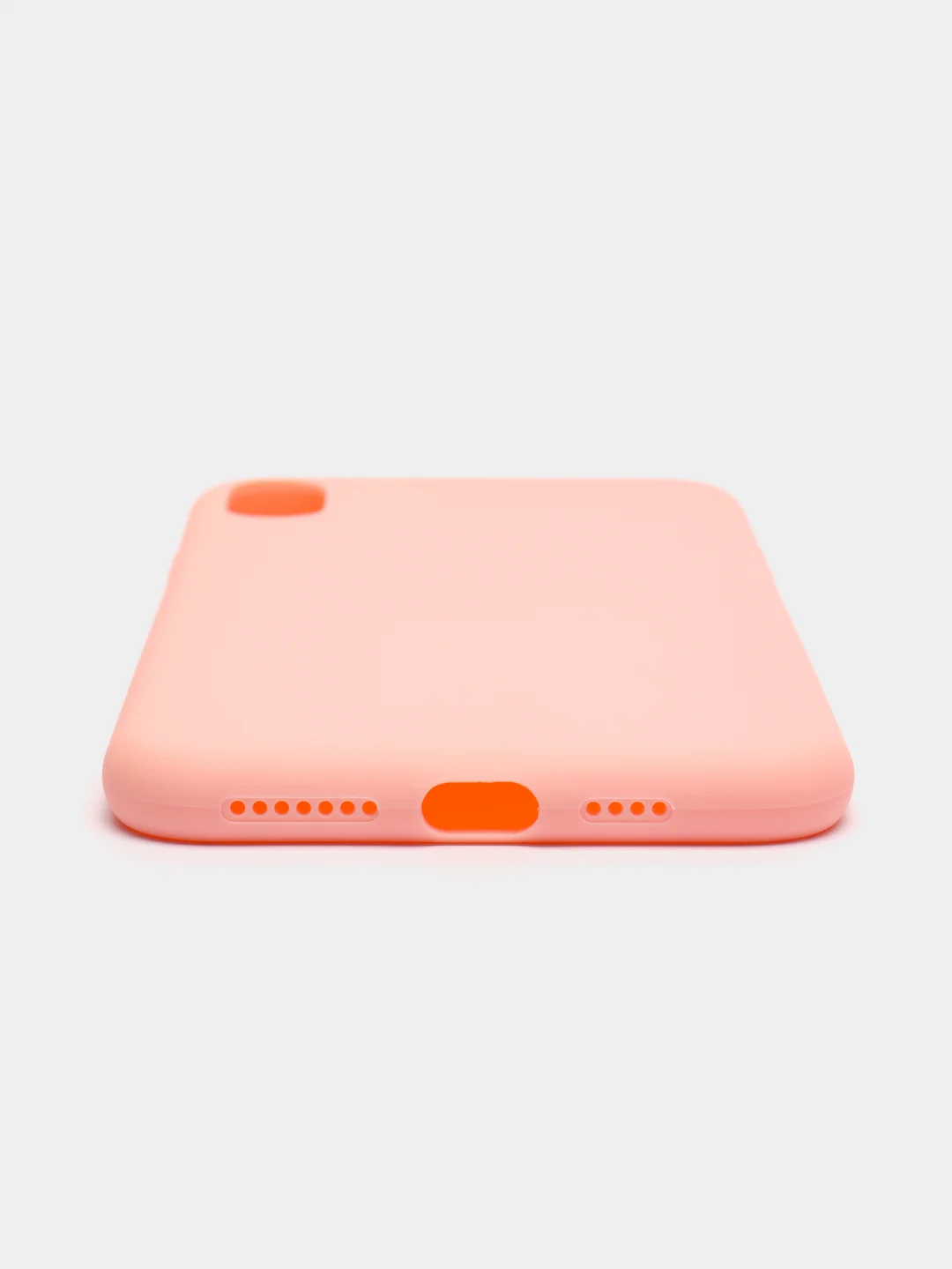 Розовый чехол для Apple iPhone XS Max силиконовый, 14 цветов