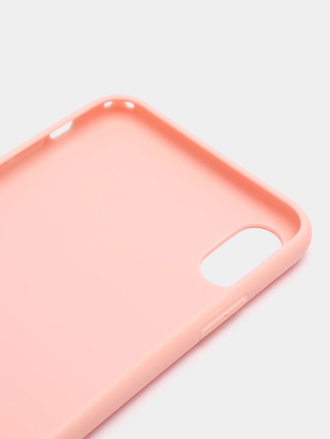 Розовый чехол для Apple iPhone XS Max силиконовый, 14 цветов