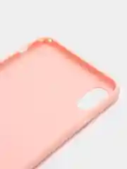 Розовый чехол для Apple iPhone XS Max силиконовый, 14 цветов