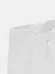 Белый подарочный пакет
