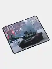 Голубой игровой коврик для мыши, 250 х 290 х 3 мм