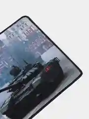 Голубой игровой коврик для мыши, 250 х 290 х 3 мм