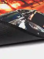 Бордовый игровой коврик для мыши, 250 х 290 х 3 мм