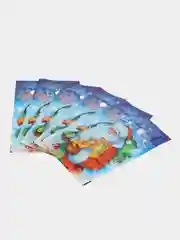 Индиго пакет новогодний,5 шт ,20*30