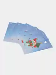 Желтый пакет новогодний,5 шт ,20*30
