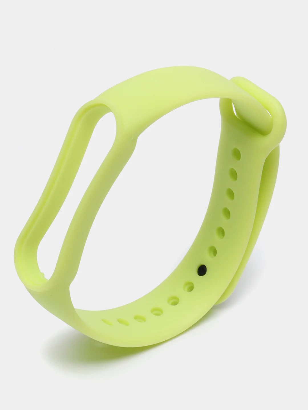 Салатовый силиконовый ремешок для Xiaomi Mi Band 5 / 6 /  7