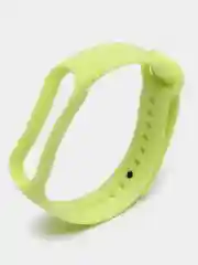 Салатовый силиконовый ремешок для Xiaomi Mi Band 5 / 6 /  7