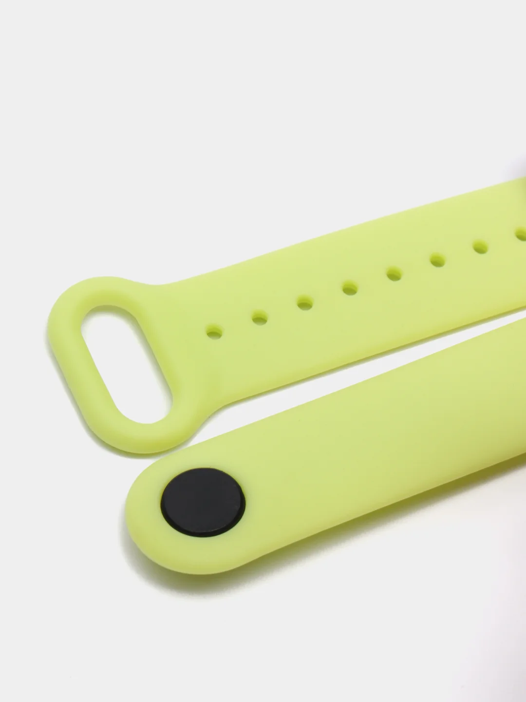 Салатовый силиконовый ремешок для Xiaomi Mi Band 5 / 6 /  7