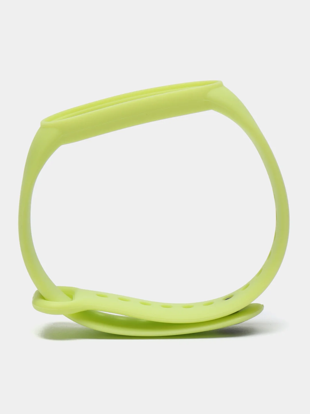 Салатовый силиконовый ремешок для Xiaomi Mi Band 5 / 6 /  7