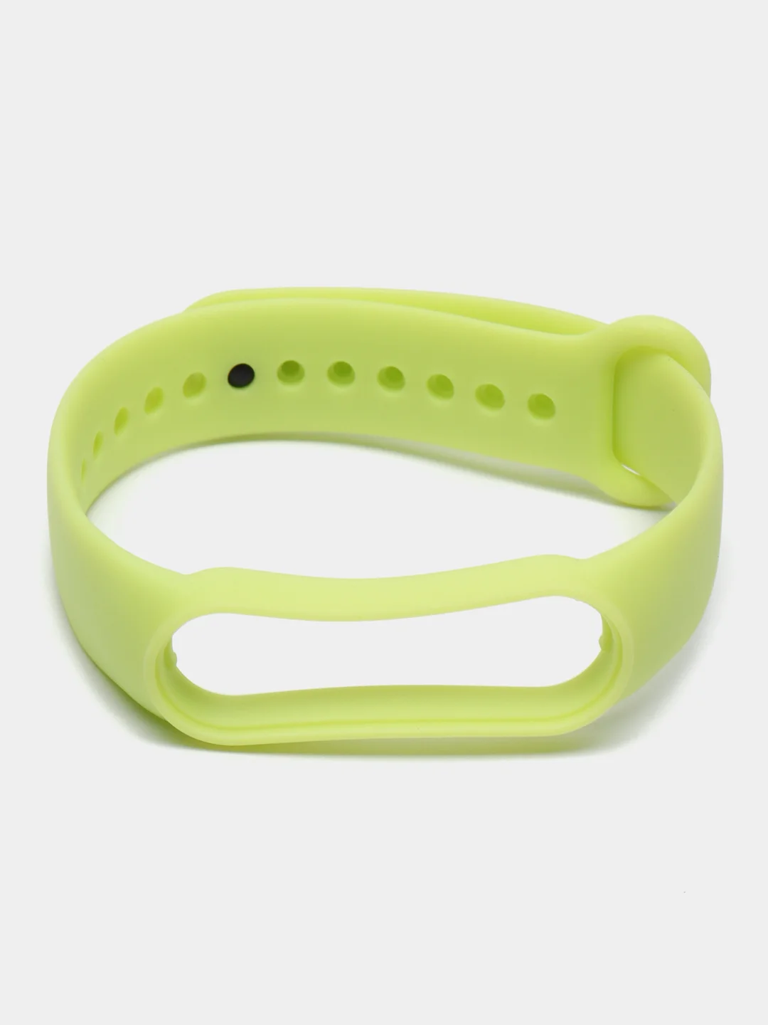 Салатовый силиконовый ремешок для Xiaomi Mi Band 5 / 6 /  7