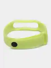 Салатовый силиконовый ремешок для Xiaomi Mi Band 5 / 6 /  7